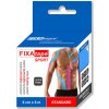 FIXAtape Kinesio Standard tejp. páska čierna 5 cm x 5 m