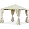Béžový záhradný pavilón Madrid 3 x 3m Garden Point Premium