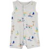 CARTER'S Overal letný Grey Boats chlapec NB
