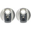 Master Lock Diskový visací zámek Excell - 70mm (2 ks / blistr)