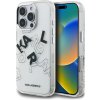 Karl Lagerfeld - IML Sketched Graphic Logo ochranný obal na iPhone 16 Pro Max – priehľadná