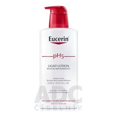 Eucerin pH5 Telové mlieko - ľahká textúra pre citlivú pokožku 1x400 ml
