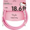 Fender Hello Kitty Instrument 18ft / 5‚49 m Rovný - Rovný Nástrojový kábel