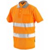 CXS DOVER Výstražná polokošela s golierom, oranžová 1113-001-200 M