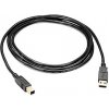 PremiumCord Kabel USB 2.0, A-B, 5m, černá