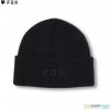 Fox čiapka Wordmark beanie, čierna, one size