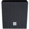 PROSPERPLAST Kvetináč + vklad RATO LOW 17 cm, antracit