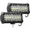 2 KS 7-palcové halogénové pracovné LED svetlo 120W 12V/24V