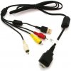 USB-/AV Prepojovací kábel kompatibilný s Sony Cyber-Shot VMC-MD2