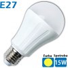 LED žiarovka 26x SMD 5050 E27 15W teplá