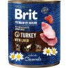 Brit Premium by Nature Turkey with Liver 800g konzerva pre psov
