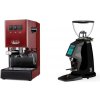 Gaggia New Classic E24, red + Rocket Espresso SPLUGA, black