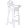 small foot Drevená stolička pre bábiky biela veľká