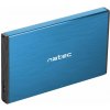 Externý box pre HDD 25 USB 3.0 Natec Rhino Go modrý hliníkové telo