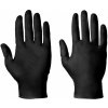 Nitrilové vyšetrovacie rukavice čierne 100 ks XL, jednorázové nitrilové vyšetrovacie rukavice