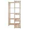 Mamutex Regál 1700 x 850 x 850 mm 5 políc borovica