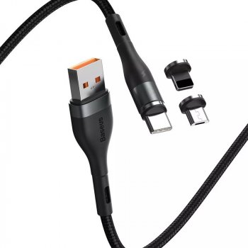 Baseus CA1T4-A01 Fast 4in1 2x Lightning, USB-C, MicroUSB 3.5A, 1,2m