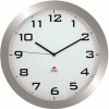 Nástenné hodiny, 38 cm, ALBA Horissimo, striebrorné
