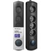 Qoltec Anti-surge power strip | 4 zásuvky | 2,5 m | čierna