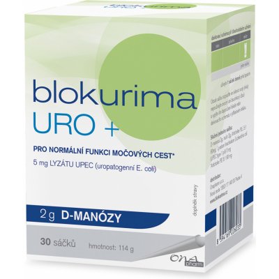 Blokurima URO+ 2 g D-manózy 30 vreciek