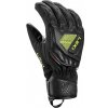 Rukavice LEKI WCR C-Tech 3D Junior black-ice lemon - 4.0