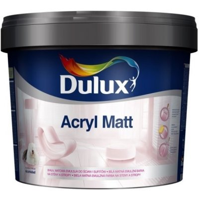 Dulux Acryl Matt - Biela 5 l, 5l