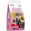BIOFEED VITAL FIT JUNIOR Suché krmivo pre mačiatka - hovädzie s brusnicami 1,2 kg