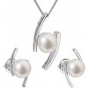 MSPERK Súprava šperkov z bielych riečnych perál Hmotnosť Ag 925/1000: 3 g + RH Ag 925/1000