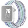 AppleKing nylonový remienok s prúžkami pre Apple Watch 42mm / 41mm / 40mm / 38mm - modro-zelený - možnosť vrátiť tovar ZADARMO do 30tich dní
