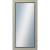DANTIK - Zrkadlo v rámu, rozmer s rámom 60x120 cm z lišty PRAHA strieborná (2751)