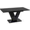 JAKS Jedálenský stôl Clark 120 cm black gloss glamour