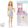 Barbie Herný set Predavačka zmrzliny blondínka