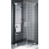 Kermi Filia XP sprchové dvere 80 cm výklopné strieborná lesklá/priehľadné sklo FXEPL08020VPK