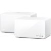 WiFi router TP-Link Mercusys Halo H90X(2-pack) WiFi 6, AX6000, 1x 2,5 GLAN, 2x GLAN