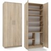 TP Living knižnica OLIV 2D dub sonoma