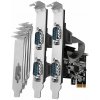 AXAGON PCIe řadič 4x sériový port (RS-232) / PCEA-S4N / 250 kbps / LP bracket PCEA-S4N