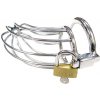 ROUGE Stainless Steel Chasity Cock Cage with Padlock