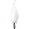 LED žiarovka Flame E14 BA35 2,2W = 25W 250lm 2700K Teplé vlákno Mlieko PHILIPS