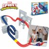 Flexibilná autodráha Spidey Marvel Flextreme Set Smoby s elektronickým autíčkom 184 dielov dráhy 4,40 m dĺžka s pavučinou od 4 rokov