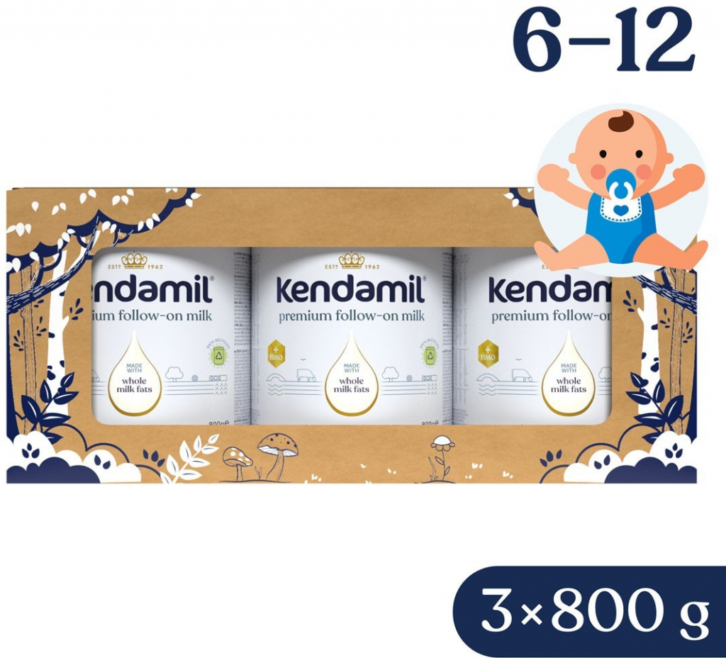 Kendamil 2 Premium HMO+ 3 x 800 g