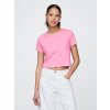 GAP Crop tričko Ružová XXL Ružová Ružová