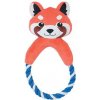 Zolux Hračka pes CALINOU PANDA ROPE plyš 1 ks
