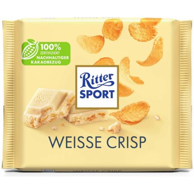 Ritter Sport biela čokoláda s chrumkami 100g