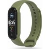 Tech-Protect Iconband Xiaomi Mi Smart Band 5 / 6 / 7 / NFC remienok na hodinky, tmavozelený (vojensky zelený)