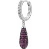 Single náušnice Brosway Fancy Passion Ruby FPR122- 1 Ks