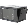 Intellinet 711715 19 nástenná rozvodná skriňa (š x v x h) 570 x 370 x 450 mm 6 U čierna (RAL 9005); 711715