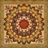 Norimpex Diamantový obraz 7D Zlatá mandala 30 x 30 cm