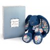 Doudou Histoire d´Ours Plyšový kamarát modrý zajačik 25 cm
