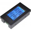 Panelový digitálny ampérmeter/voltmeter/wattmeter 100VDC 20ADC