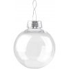Baňka na ozdobenie Ø6 cm Transparent 2ks